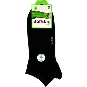 Dündar Çorap Plus Erkek Bambu Patik Siyah 12'li 4605
