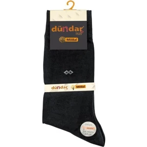 Dündar Çorap Plus Erkek Modal Dikişsiz Koku Yapmaz Ince Yazlık Siyah 12'li 6944