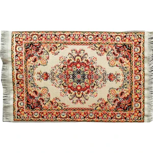 Kalite Sepetinde Minyatür Halı Dollhouse Dekorasyonu Mini Taban Halısı