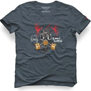 Maskeli Adam Her Duruma Hazır Tasarım Tişört