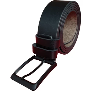 Erkek Spor Kemer 4 Cm. Düz Siyah GVN-0057