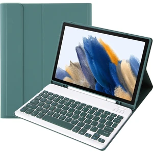Klavye + Kılıf A700 Samsung Galaxy Tab S8 Için 11 Inç SM-X700 / SM-X706 Koyu Yeşil (Yurt Dışından)