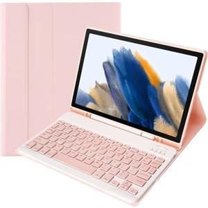 Klavye + Kılıf A700 Samsung Galaxy Tab S8 Için 11 Inç SM-X700 / SM-X706 Pembe (Yurt Dışından)