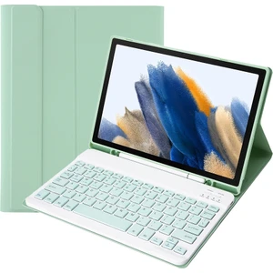 Klavye + Kılıf A700 Samsung Galaxy Tab S8 Için 11 Inç SM-X700 / SM-X706 Açık Yeşil (Yurt Dışından)