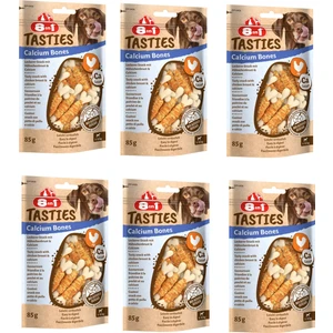 Tasties Calcium Bones Tavuk Sargılı Kemik Köpek Ödülü 85 gr. x 6 Adet