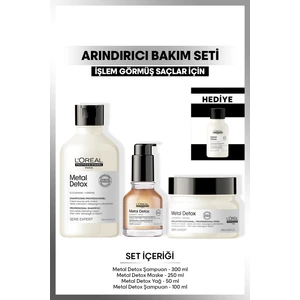 L'Oréal Professionnel Serie Expert Metal Detox Arındırıcı Metal Karşıtı Saç Bakım Seti
