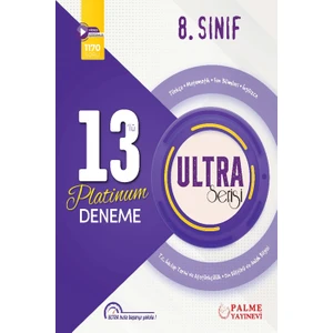 Palme Yayıncılık 8. Sınıf Ultra 13'lü Platinum Deneme