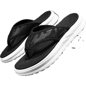 Parmak Arası Terlik Erkek Yazlık Retro Parmak Arası Terlik Yumuşak Kalın Tabanlı Plaj Erkek Ayakkabısı Kaymaz Dış Giyim Slip-On'ları (Yurt Dışından)
