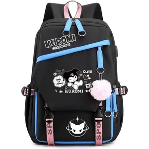 Sheng Haii Sanrio Kuromi Sırt Çantası Kadın Okul Çantası (Yurt Dışından)