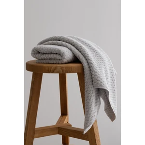 Koza Home Ivory Gri Kabartma Dokulu Mikro Fiber  Pamuk 2li El Yüz Havlusu Seti 50 x 90 - 50 x 90 1120A