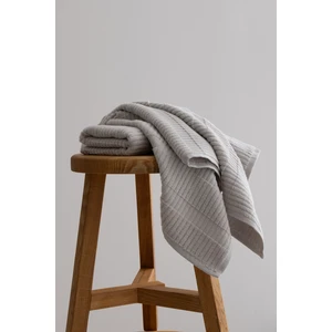 Koza Home Ivory Gri Bordürlü Mikro Fiber  Pamuk 2li El Yüz Havlusu Seti 50 x 90 - 50 x 90 110A