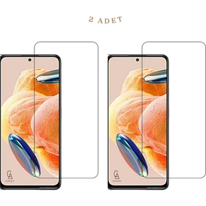 Xiaomi Redmi Note 12 Pro 4g ile Uyumlu Ekran Koruyucu Şeffaf Temperli Kırılmaz Cam Ekran Koruyucu 2 Adet