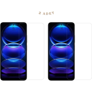 Xiaomi Redmi Note 12 5g ile Uyumlu Ekran Koruyucu Şeffaf Temperli Kırılmaz Cam Ekran Koruyucu 2 Adet
