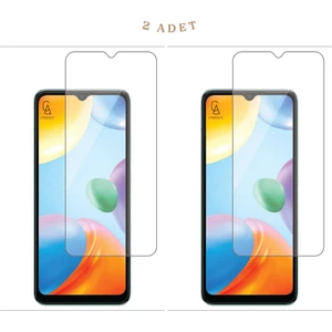 Xiaomi Redmi 10C ile Uyumlu Ekran Koruyucu Şeffaf Temperli Kırılmaz Cam Ekran Koruyucu 2 Adet