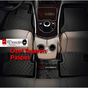 Bmw 2 Serisi Active Tourer U06 2024 4.5d Yarasa Kalıp Havuzlu Paspas + 5d Su Kanallı Bagaj Havuzu