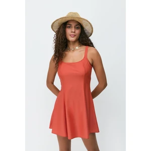 Şortlu Elbise Mayo 7761 Tarçın