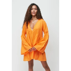 Pareo Plaj Elbisesi 22329 Oranj Neon