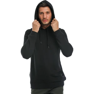 Kapüşonlu Basic Geniş Kesim Erkek Içi Polarlı Sweatshirt