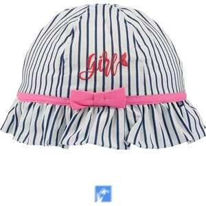 Kardelen Butik Denizli Pamuk Kız Çocuklar Için Güneş Şapkası ( 4-8 Yaş ) ( Size 52 )