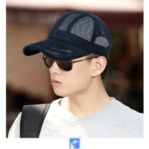 Kardelen Butik Denizli Ajurlu Lacivert Beyzbol File Şapka ( Kadın ve Erkekler Için )