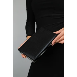 Toronto Siyah Sıvama Kadın Abiye Çanta