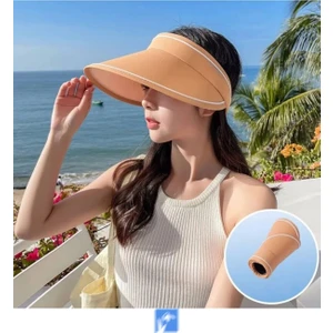 Kardelen Butik Denizli Uv Korumalı Katlanabilir Koruyucu Güneş Şapkası