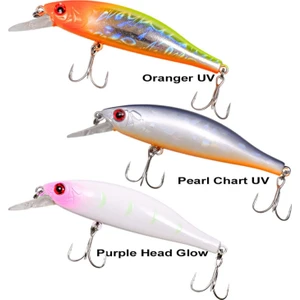 Slalom Sinking 8cm 11GR Maket Yem - Pearl Chart Uv