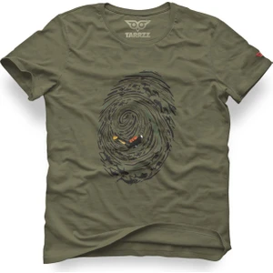 Parmak Izi ve Dalgıç Tasarım Tişört