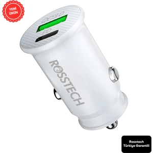 20W Pd + Usb-A Quick Charge 3.0 Süper Hızlı Dual Port Araç Çakmaklık Şarj Cihazı