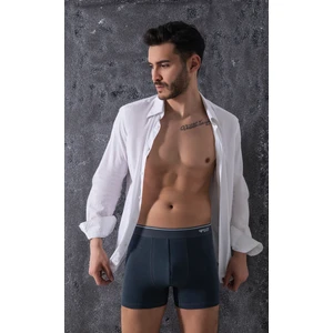 Elit Zümrüt Erkek Pamuklu Düz Likralı Boxer 3'lü Adet