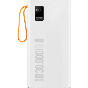 QC30S 30.000 Mah Pd 22,5W Dahili Kablolu Powerbank