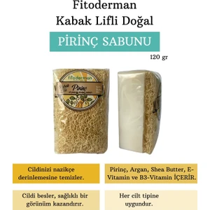 Kabak Lifli Beyazlatıcı ve Aydınlatıcı Pirinç Sabunu