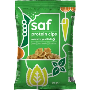Saf Nutrition Mevsim Yeşillikli Protein Cips 50 gr X 12