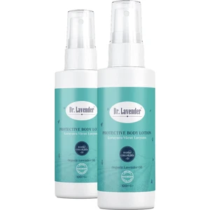 Dr. Lavender 2 Adet Lavanta Yağlı Organik Koruyucu Vücut Losyonu 100 ml Sinekkovar