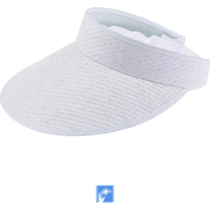 Kardelen Butik Denizli Anti-Uv Hasır Güneş Şapka 57-58 cm Arkadan Lastikli