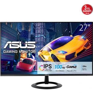 VZ27EHF   27 IPS FREESYNC 1920x1080 1MS 100HZ HDMI VESA 3YIL EYECARE, FLICKER-FREE,CERCEVESIZ,DUSUK MAVI ISIK Monitör