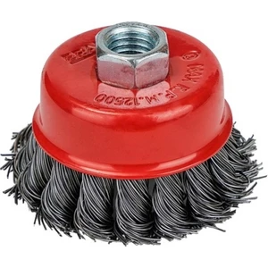 Çanak Fırça 65MM Burmalı Gri Telli M14 Vidalı ERA10048 Eratool