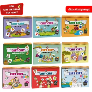 Tüm Cırt Cırtlı Aktivite Eğitici Kitaplar Dev Kampanyalı 9’u Eko Paket