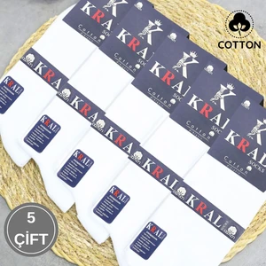 Kral Socks 5 Adet Yazlık Penye Erkek Orta Uzun Çorap Parfümlü