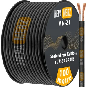 Hepa Merz Mn-21 Tam Bakır Mono Mikrofon Kablosu 100 Mt.