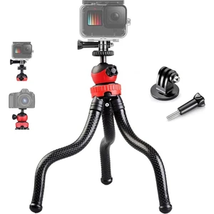 Video Kamera Gopro 4 5 6 7 8 9 10 11 12 Uyumlu Ahtapod Tripod  Gorillapod Flexible Gopro Tutuculu Tripod