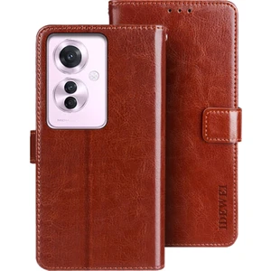 Oppo RENO11 F 5g Deri Kılıf Folio Flip Cüzdan Koruyucu Telefon Kapağı (Yurt Dışından)