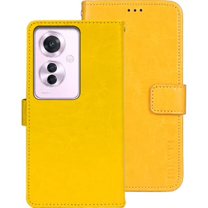 Oppo RENO11 F 5g Deri Kılıf Folio Flip Cüzdan Koruyucu Telefon Kapağı (Yurt Dışından)