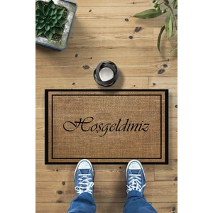 Buket Home Hoşgeldiniz Hasır Kapı Önü Paspası Dekoratif Kapı Paspası Dış Mekan Paspas Ev Içi Paspası 45X70CM
