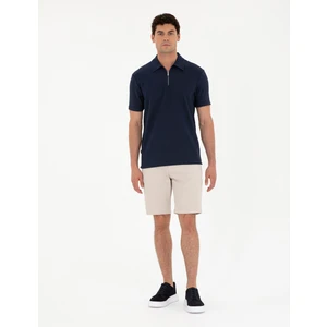 Pierre Cardin Erkek Taş Slim Fit Dokuma Şort 50291544-VR049