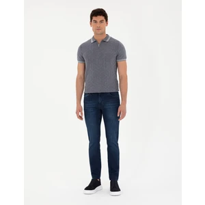 Pierre Cardin Erkek Koyu Lacivert Slim Fit Jean Pantolon 50285137-VR100