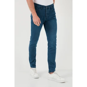 Yüksek Bel Slim Fit Jeans Erkek Kot Pantolon 6440305