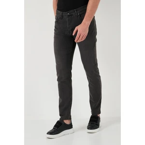 Yüksek Bel Slim Fit Jeans Erkek Kot Pantolon 6440305