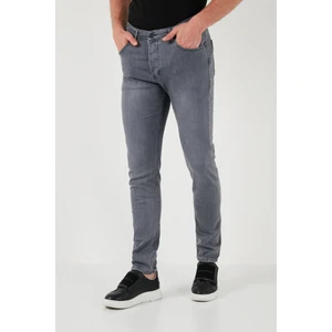 Yüksek Bel Slim Fit Jeans Erkek Kot Pantolon 6440305