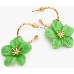 Çiçekli Halka Küpe